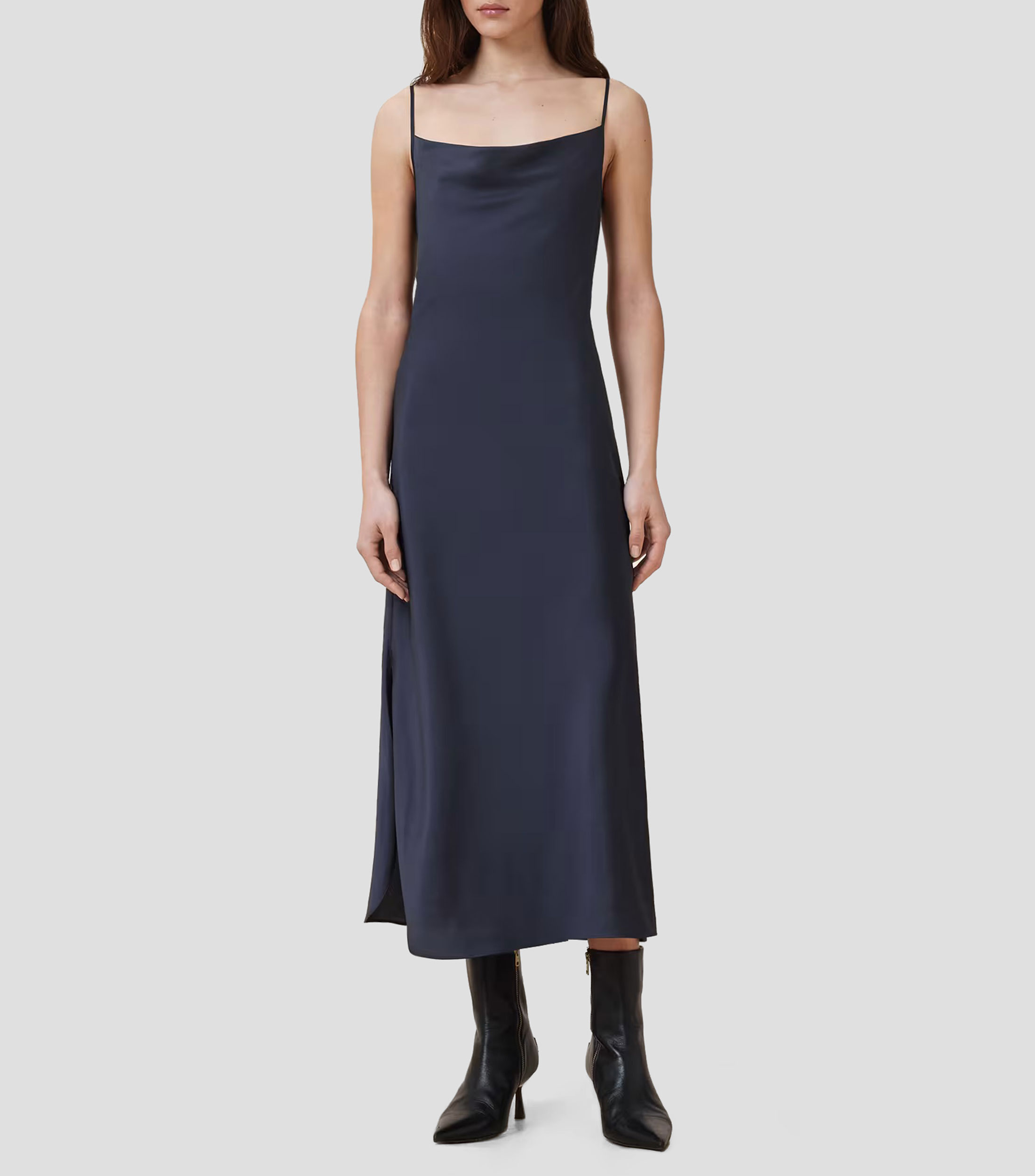 Vestido largo liso Hadley Mujer
